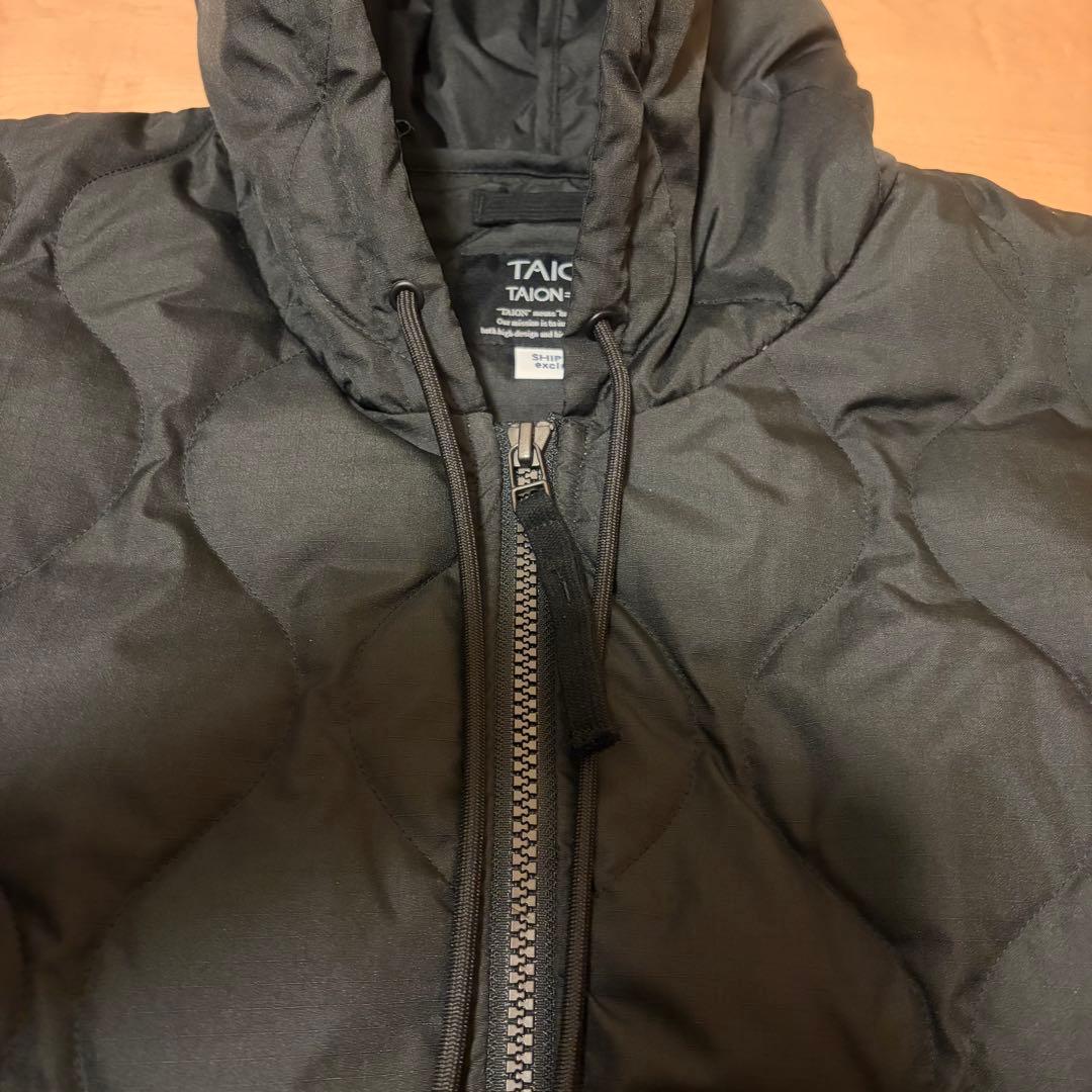 SHIPS any別注 TAION ダブルジップ ダウン ダウン95%