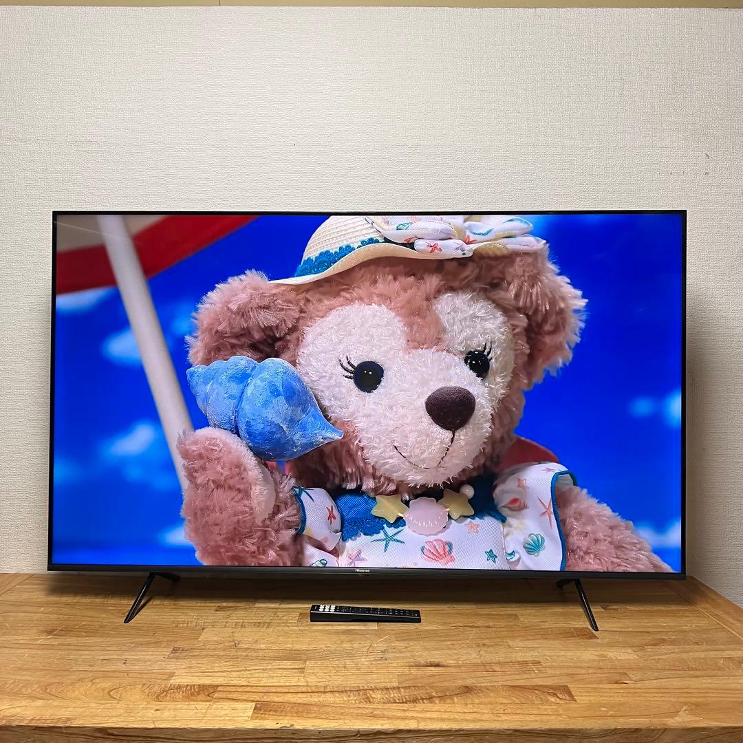 ハイセンス 65V型 4K 液晶テレビ 65E7H 動画配信アプリ動画 24年製