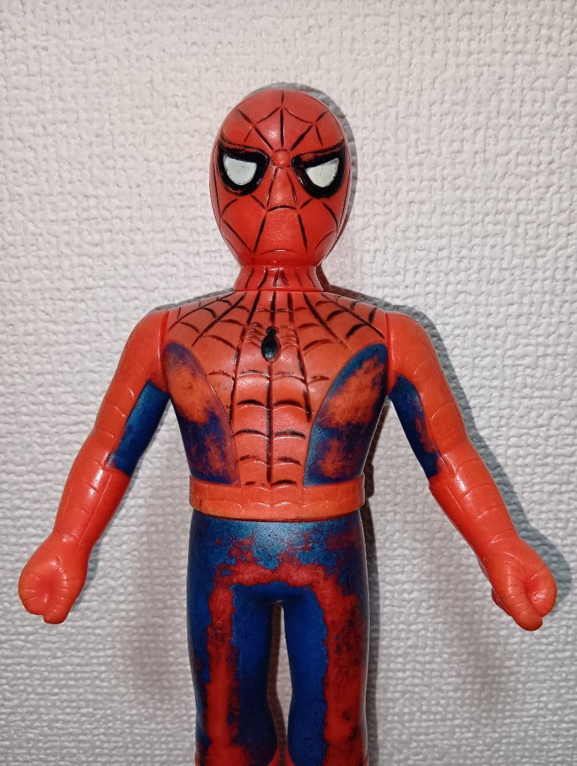 スパイダーマン ソフビ　フィギア　東映