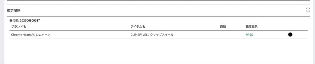 Chrome Hearts クリップスイベル