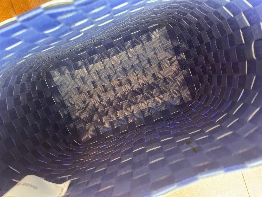 マルニ カゴバッグ ブルー