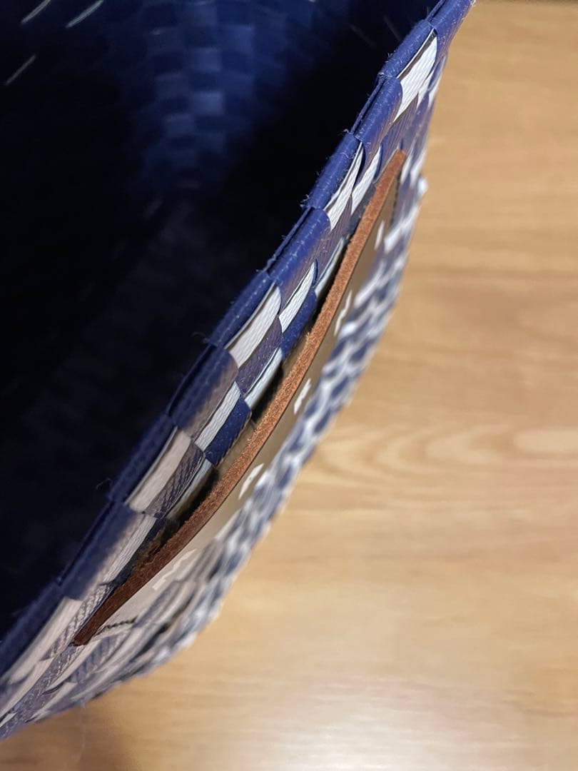 マルニ カゴバッグ ブルー