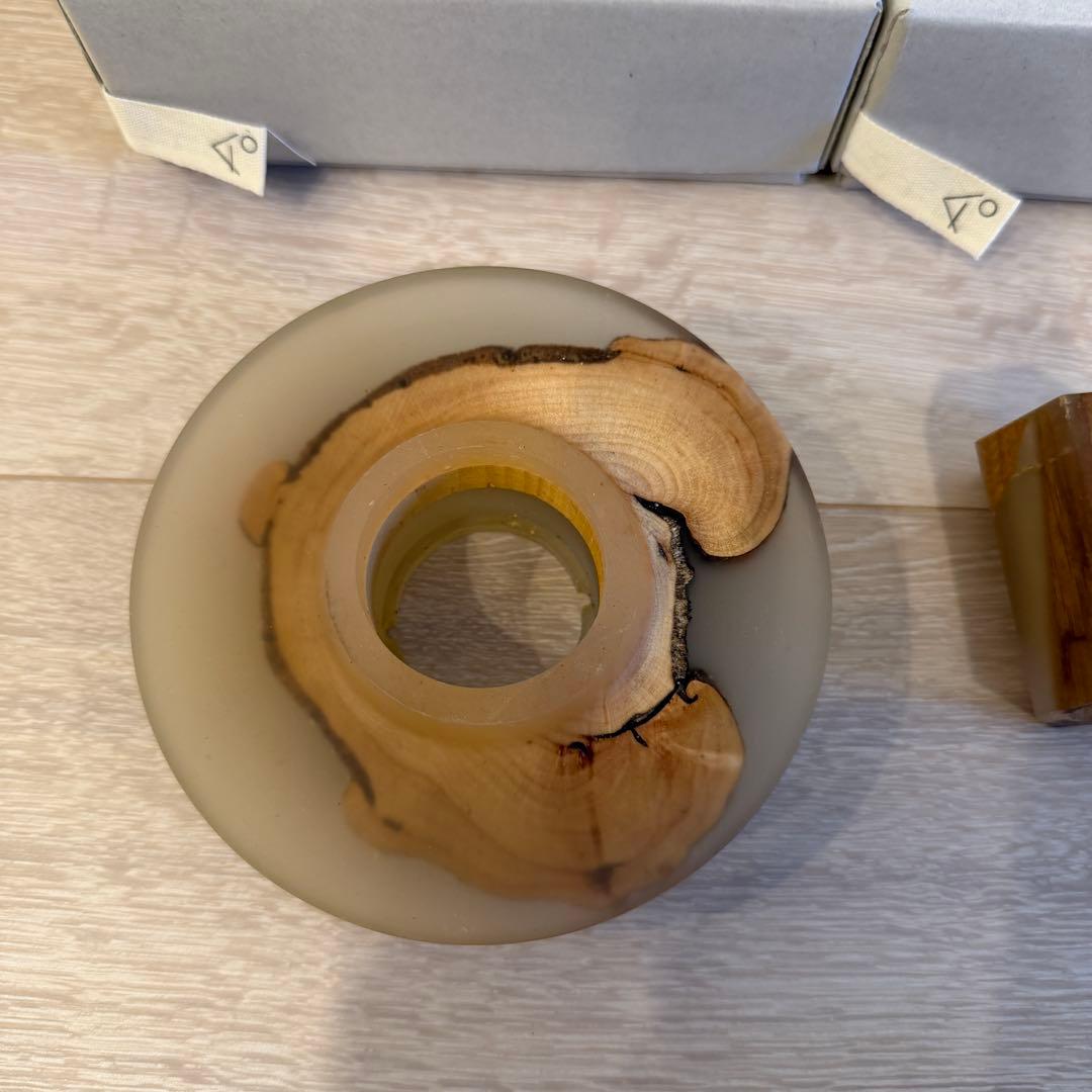 Ki-no キーノ ランタンシェード アンバーセット ゴールゼロ レジン