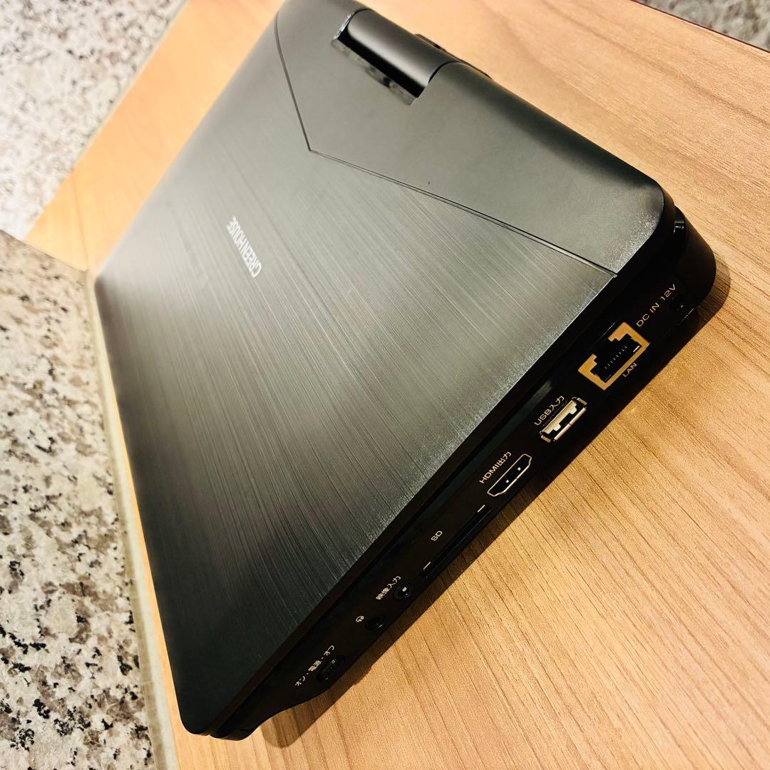 GREEN HOUSE GH-PBD11A ポータブルブルーレイプレーヤー