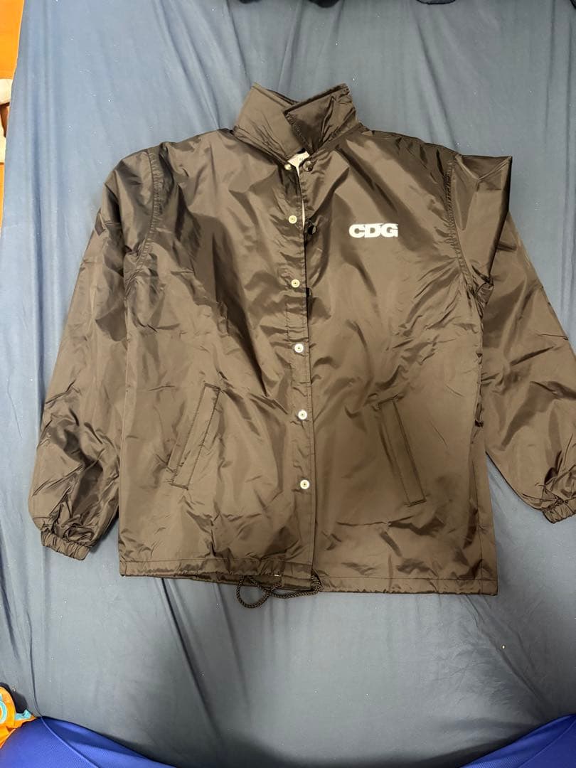 COMME des GARÇONS ブラック ナイロンジャケット