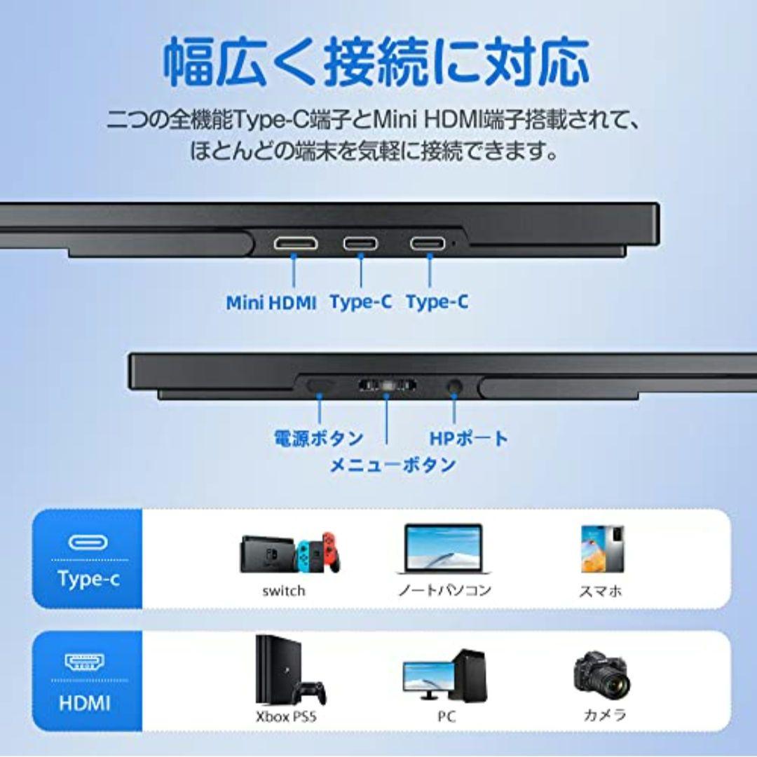 UPERFECT 18.5インチ 120Hz ゲーミングモニター モバイルモニタ