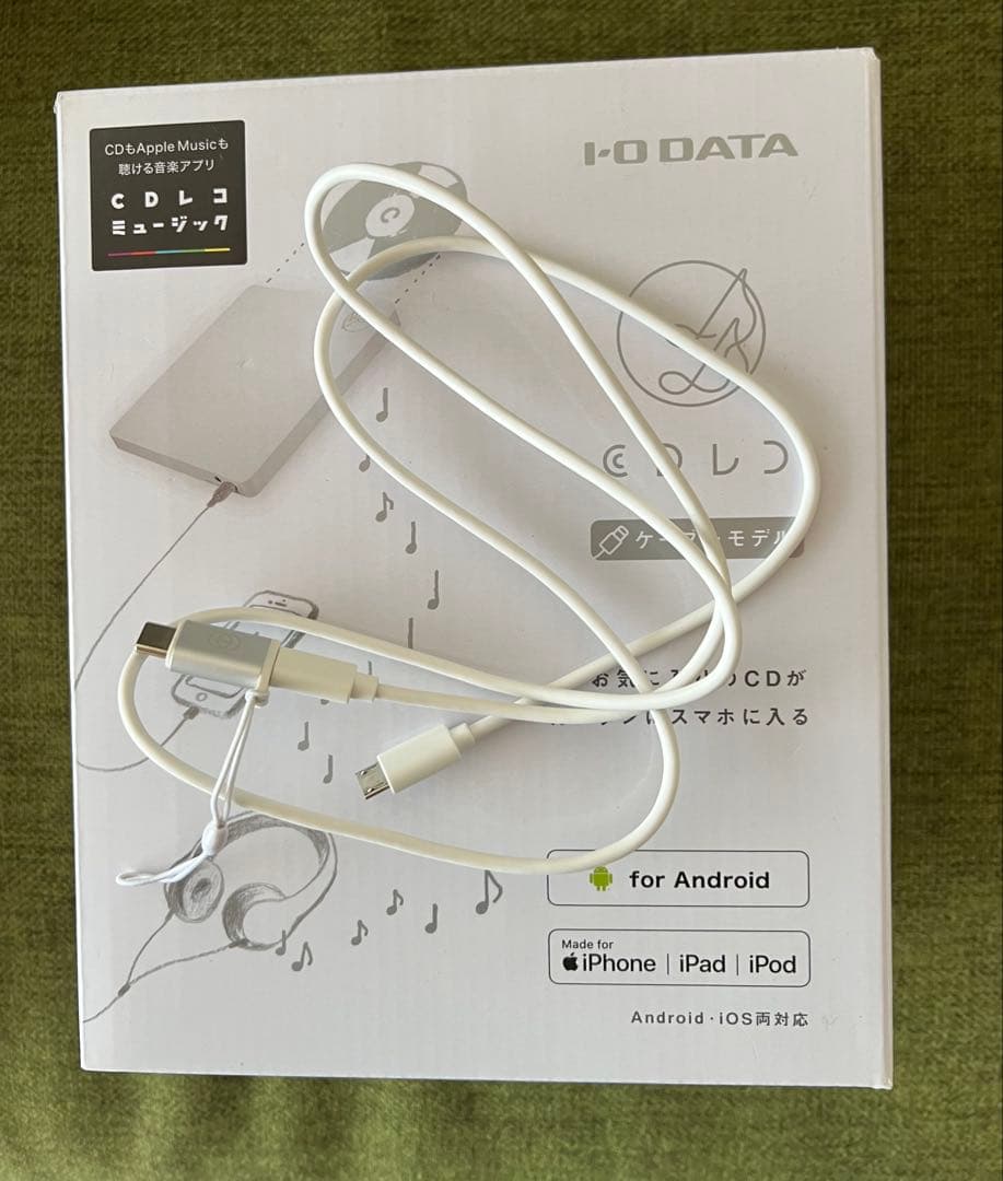 I-O DATA（アイ・オー・データ）CDレコ（CDレコーダー）　スマホ