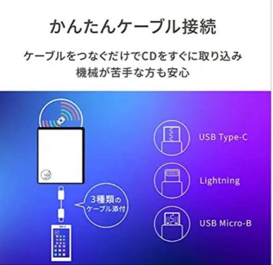 I-O DATA（アイ・オー・データ）CDレコ（CDレコーダー）　スマホ