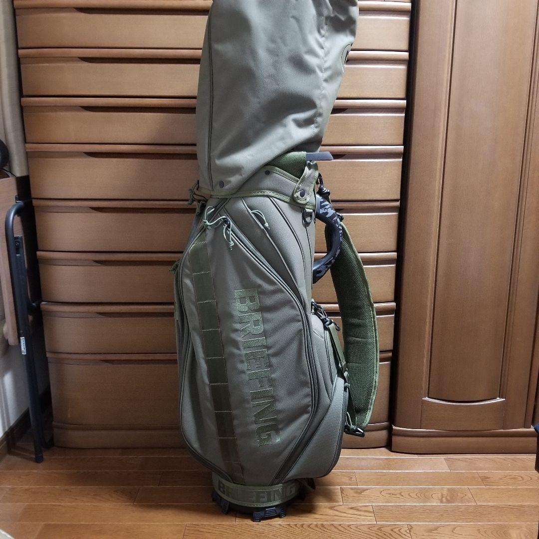 BRIEFING 最新型キャディバッグ レンジャー グリーン ヘッドカバー付