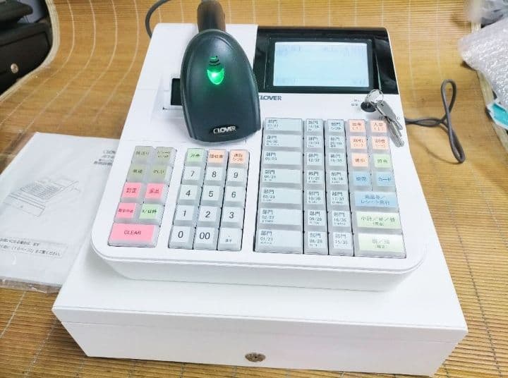 クローバーレジスター　JET-670上位スキャナ付き　PC連携　551009