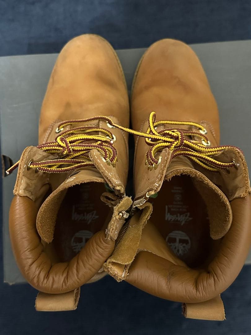 [タケ]Timberland Stussy コラボ ブーツ