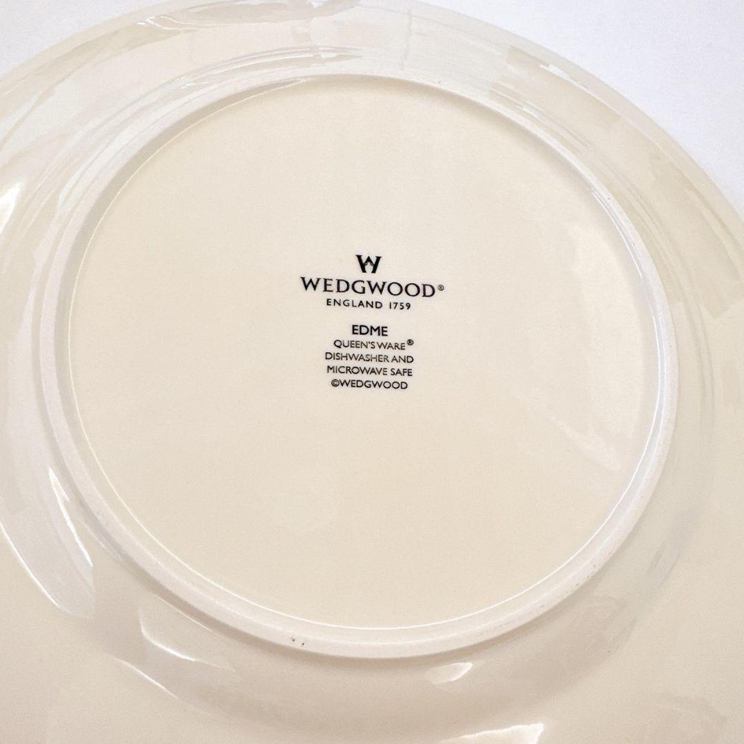 廃盤品 レア エドミー ウェッジウッド クイーンズウェア プレート EDME