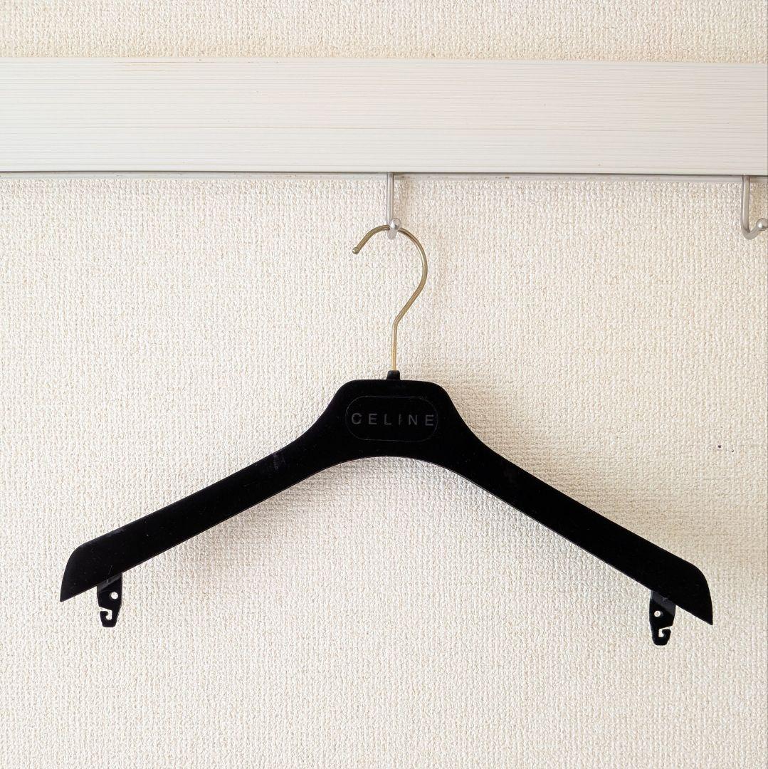 CELINE マカダム柄 Pコート 36 ハンガー付