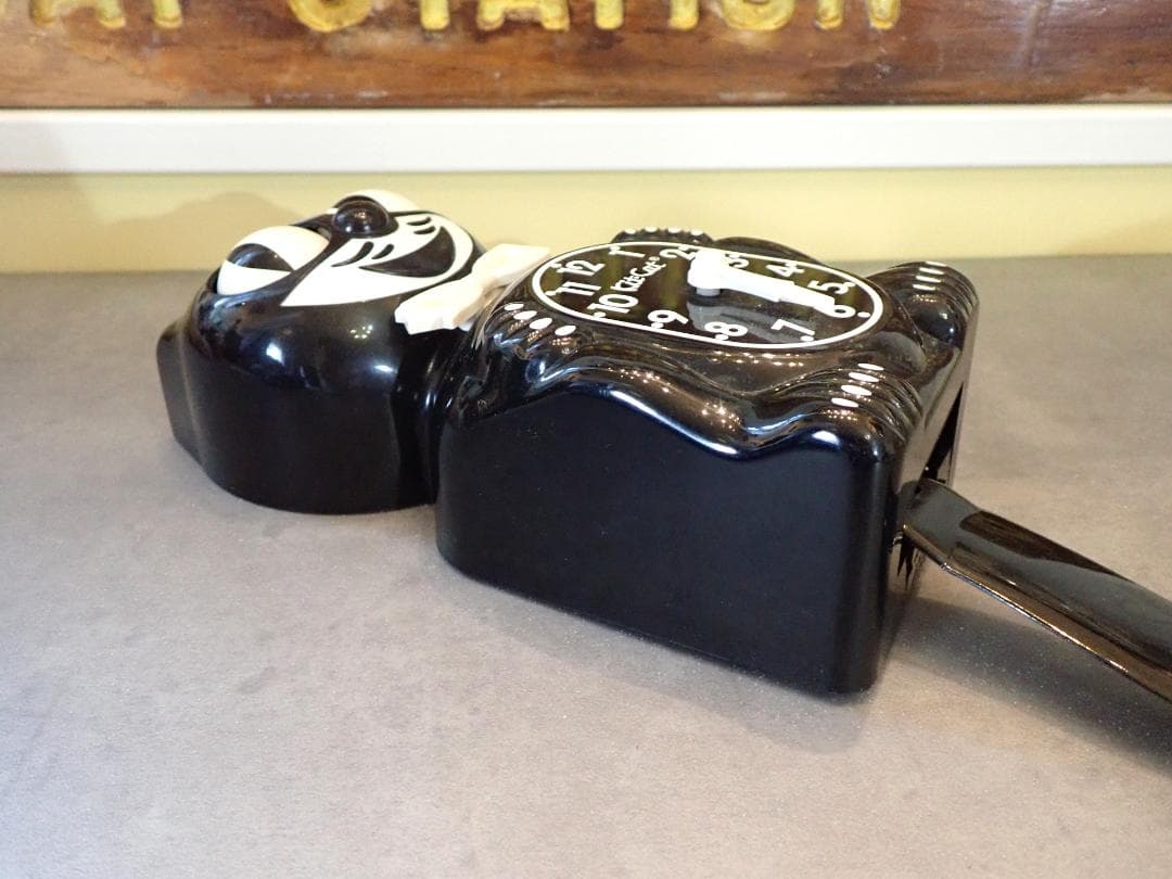 kit cat clock ビンテージ壁掛け時計(ジャンク品)キャット&ドック