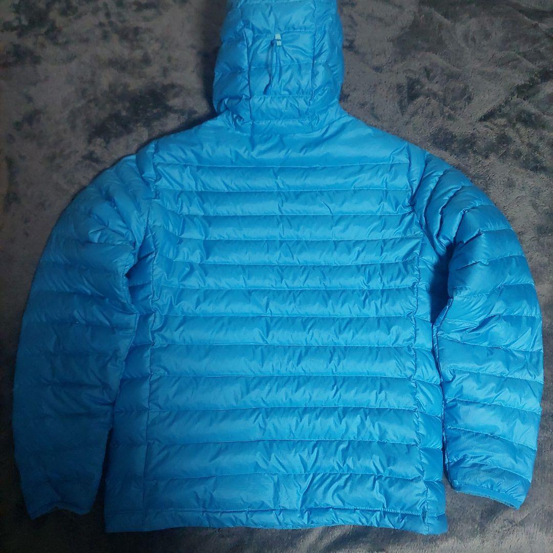 patagonia ダウンセーター フーディー STY8470 FA14 青 M