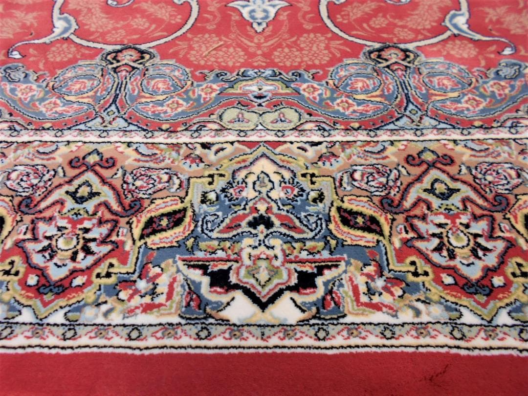 144万ノット！高密度織、本場イラン産 絨毯！150×225cm-201501