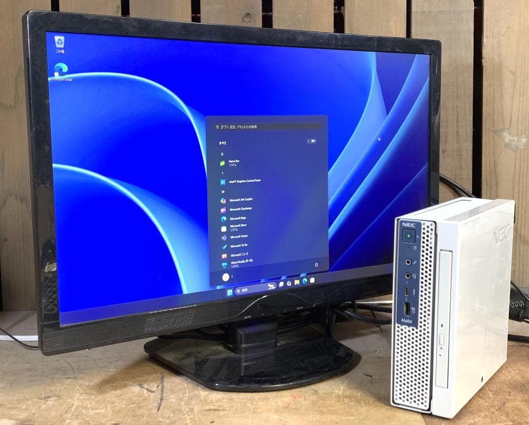NEC 超小型/未使用SSD/Win11 Pro 25H2/MKL31C-4