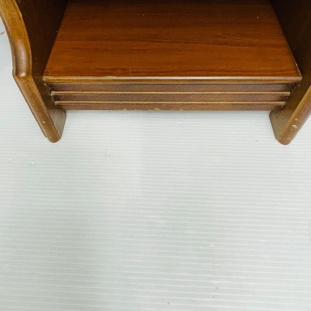 KARIMOKU カリモク 家具 靴箱　スリッパラック　アンティーク 昭和レトロ