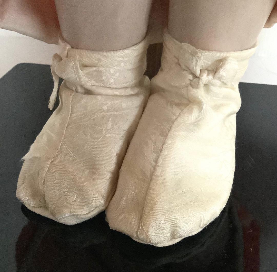 市松人形♪玉秀作♪アンティーク♪着物傷み、顔汚れ、髪乱れ♪約63cm♪訳あり