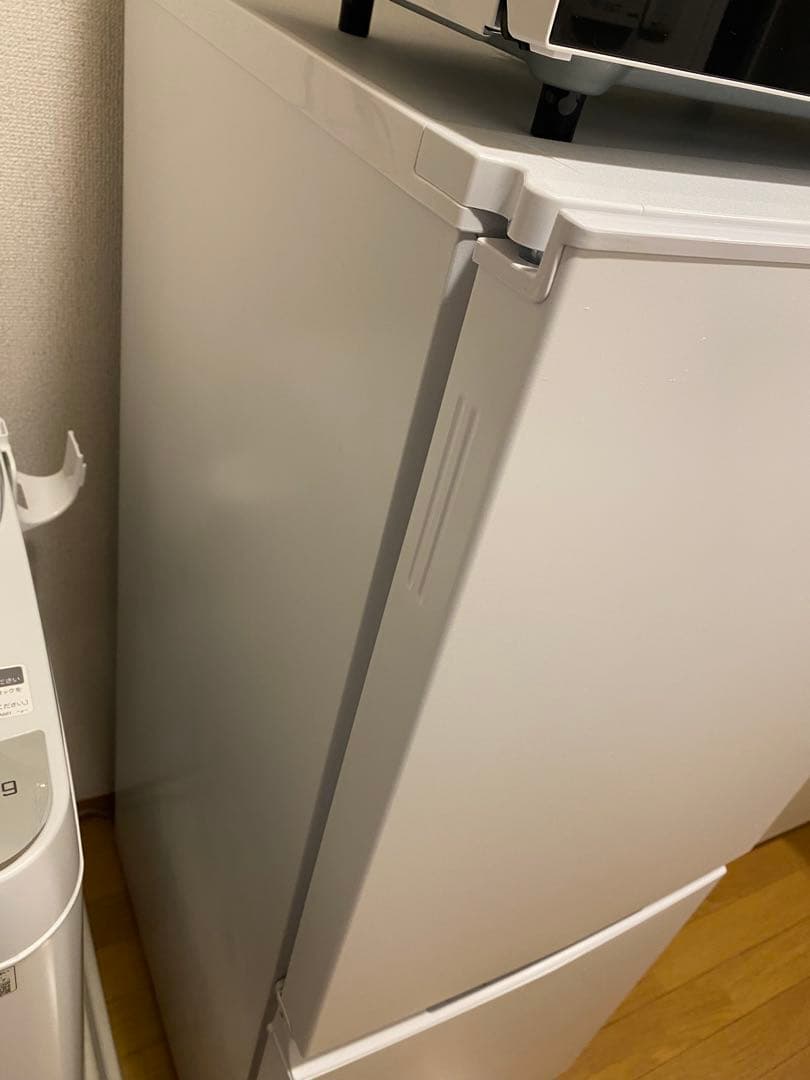 SHARP（シャープ）冷蔵庫 SJ-D15J-W 152L つけかえどっちもドア