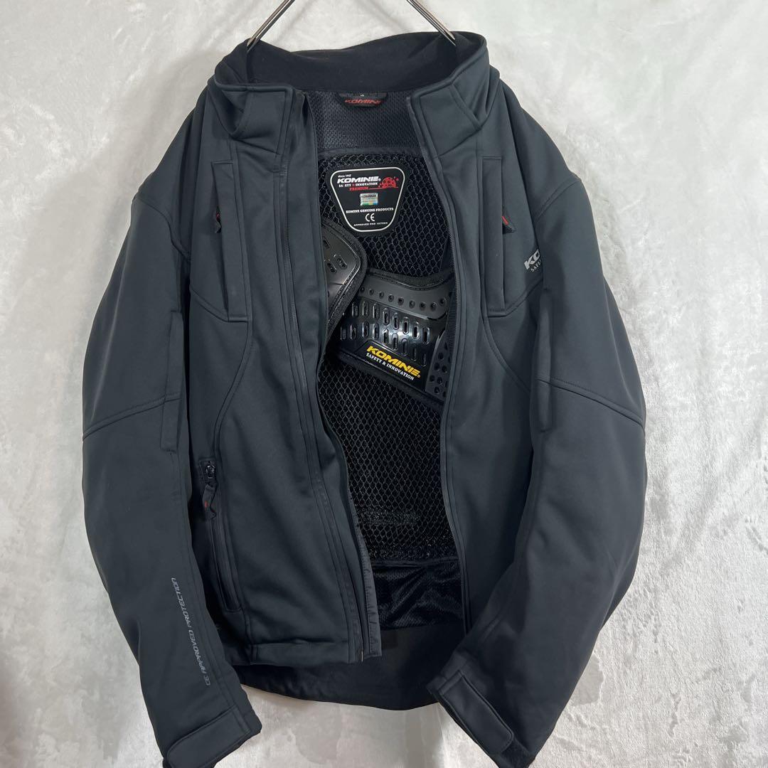 春之助KOMINE コミネ 背中 胸 肘 プロテクター付 インナーダウン付