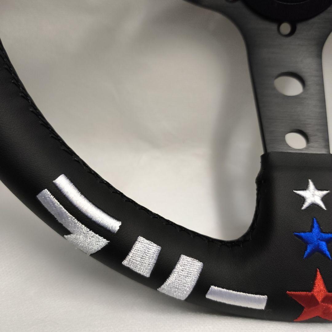 326powerスタイル　ラリークイックステアリング　320mmディープ