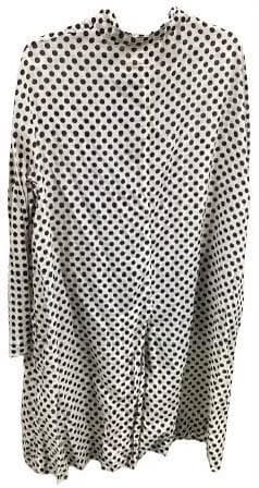 ヴェリテクール シャツワンピース LTD-001 コットン シルク ドット柄