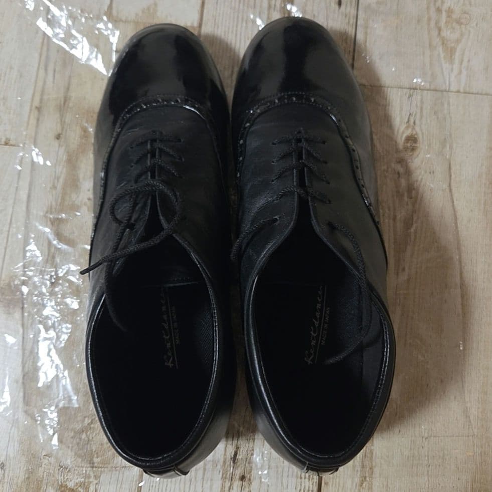 美品 ケントダンス アトラスコンビ 社交ダンスシューズ 26.5 レギュラー