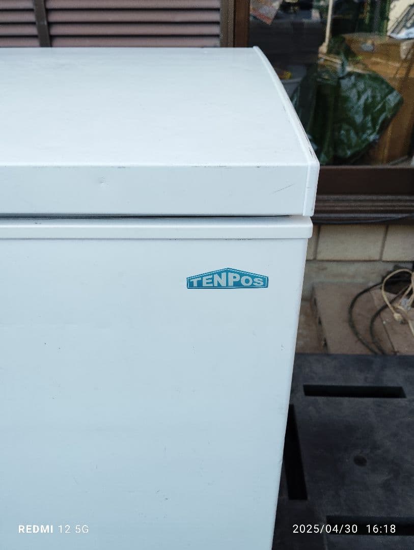 エリア限定　TENPOS 冷凍ストッカー 中古　tbcf−190−rh