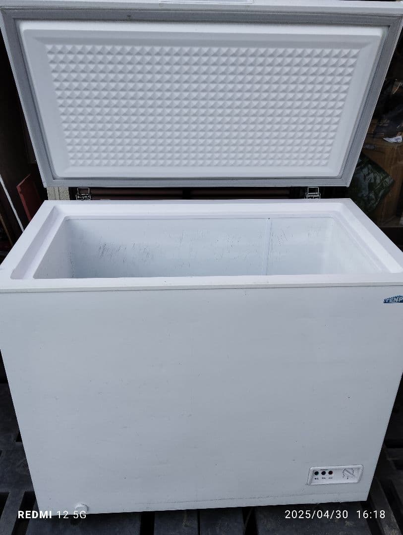 エリア限定　TENPOS 冷凍ストッカー 中古　tbcf−190−rh