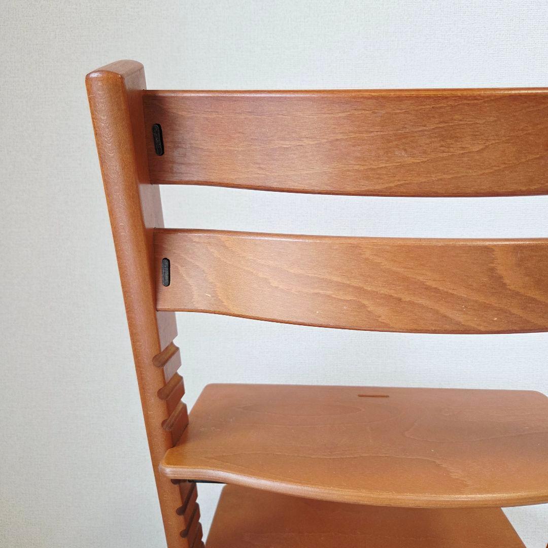 STOKKE シリアル5〜 ベビーチェア 付属品有り 木製 チェリー色
