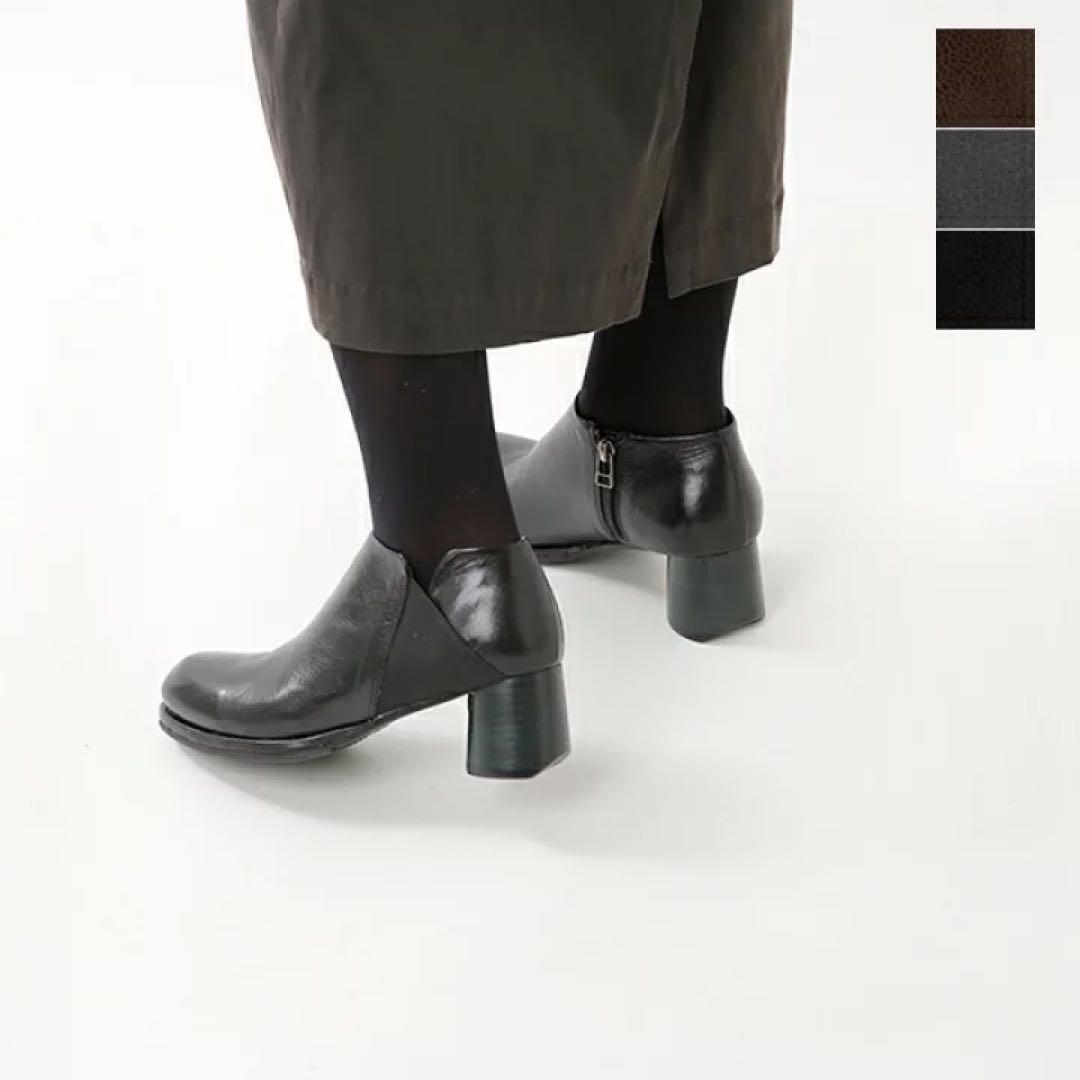 【新品】yuko imanishi+ゴートレザー ショート ブーツ　39