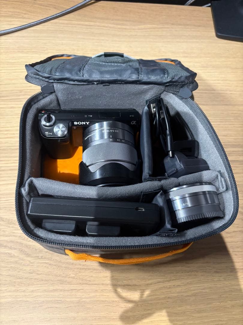 中古SONY NEX-5N ダブルレンズセット　ブラック ミラーレス一眼