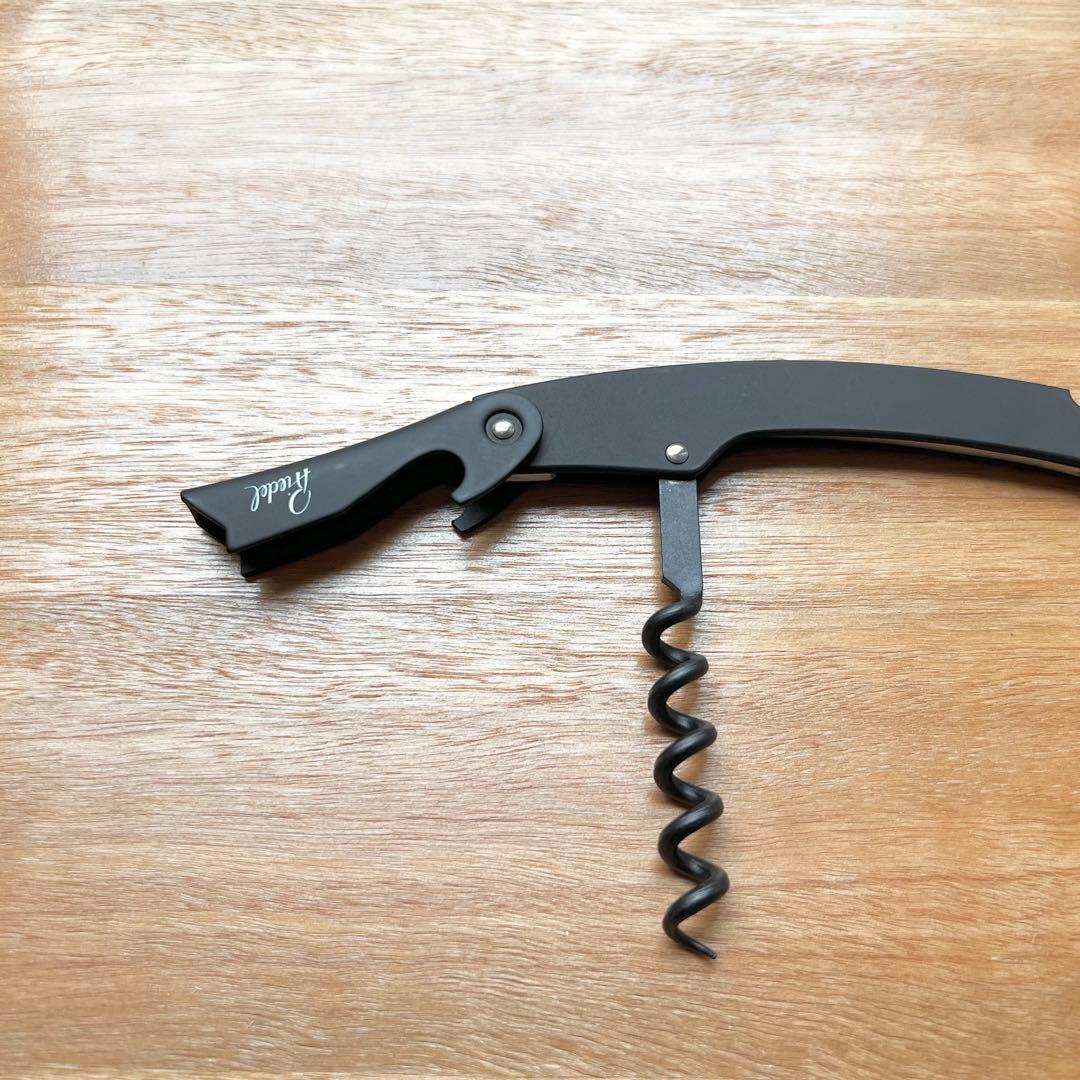 【希少品】RIEDELリーデル 限定 ワインオープナー ソムリエナイフ ブラック