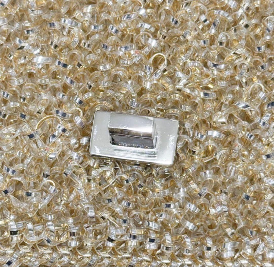 アンテプリマ ルケット シルバーゴールド 3way ワイヤーバッグ　ショルダー