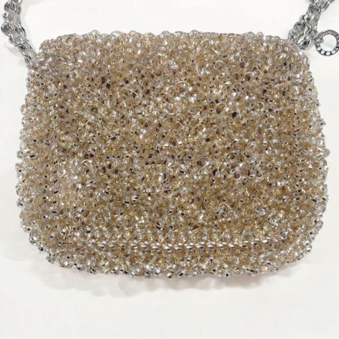 アンテプリマ ルケット シルバーゴールド 3way ワイヤーバッグ　ショルダー