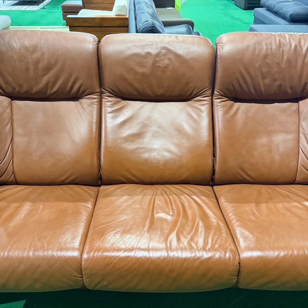 Fjords 3人掛けソファ本革 ソファ 3Pソファ インテリア N001