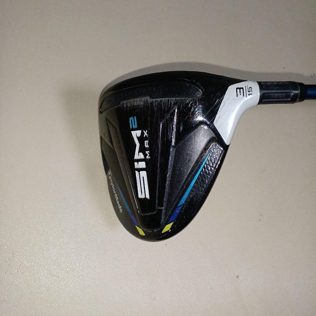 TaylorMade SIM2 MAX 3W 15度 テンセイシルバーTM50S