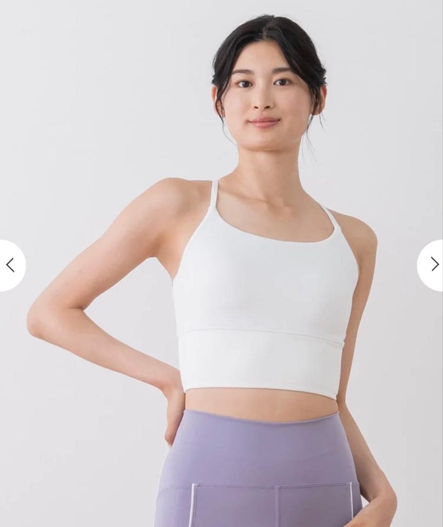 SUKALA ブラトップ付きペーパーライクタンクトップ