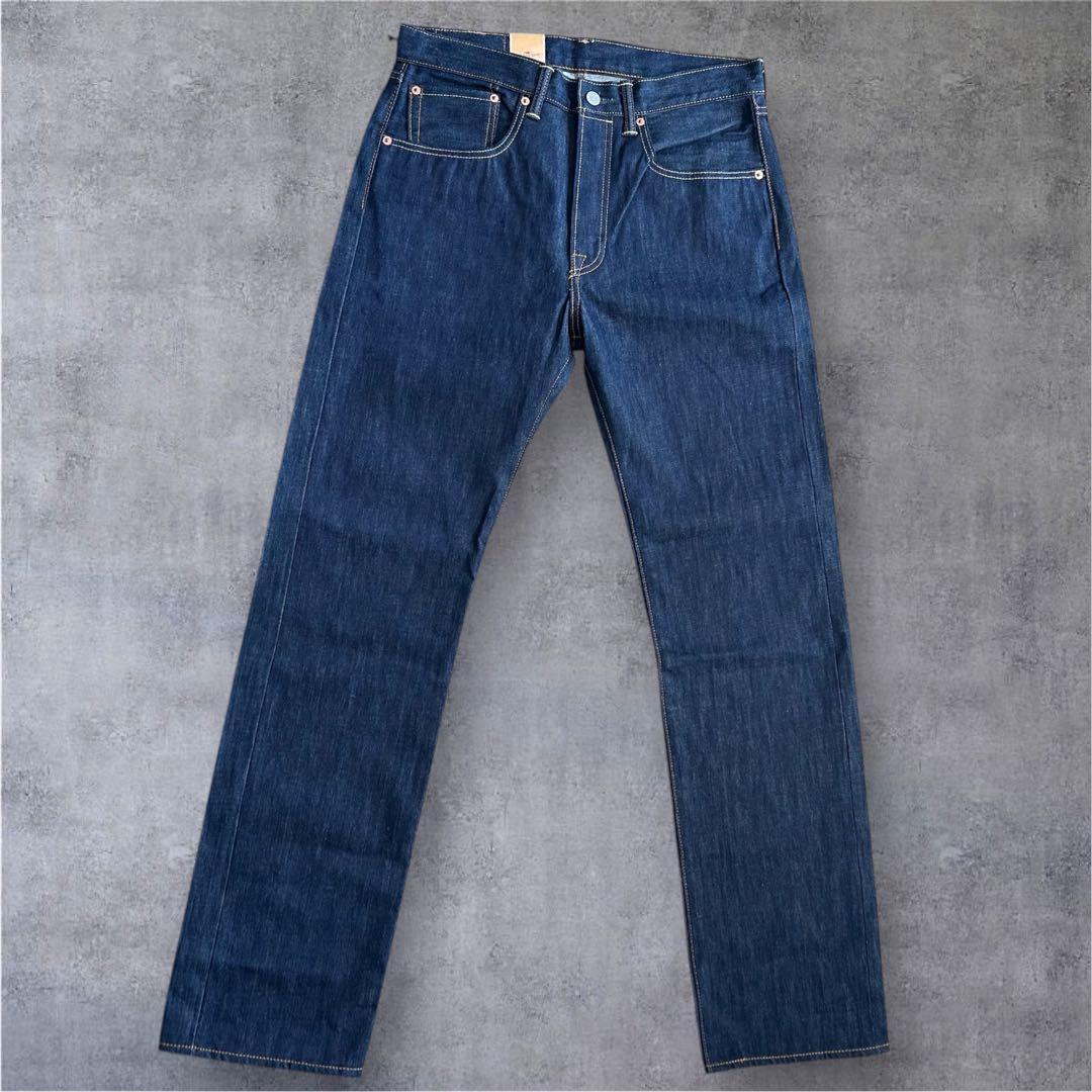 新品 リーバイス 501 リジッド 赤耳 W32 L34 濃紺 a