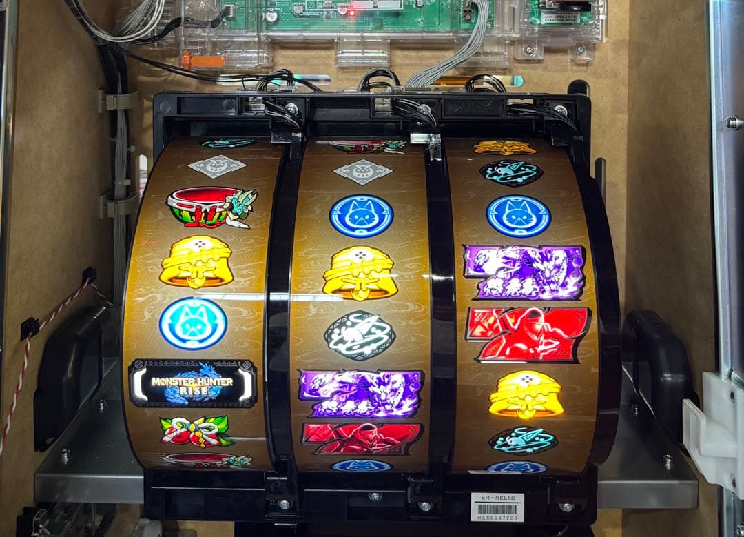 パチスロ実機【L モンスターハンターライズ】ユニット付 無段階ボリューム❗️