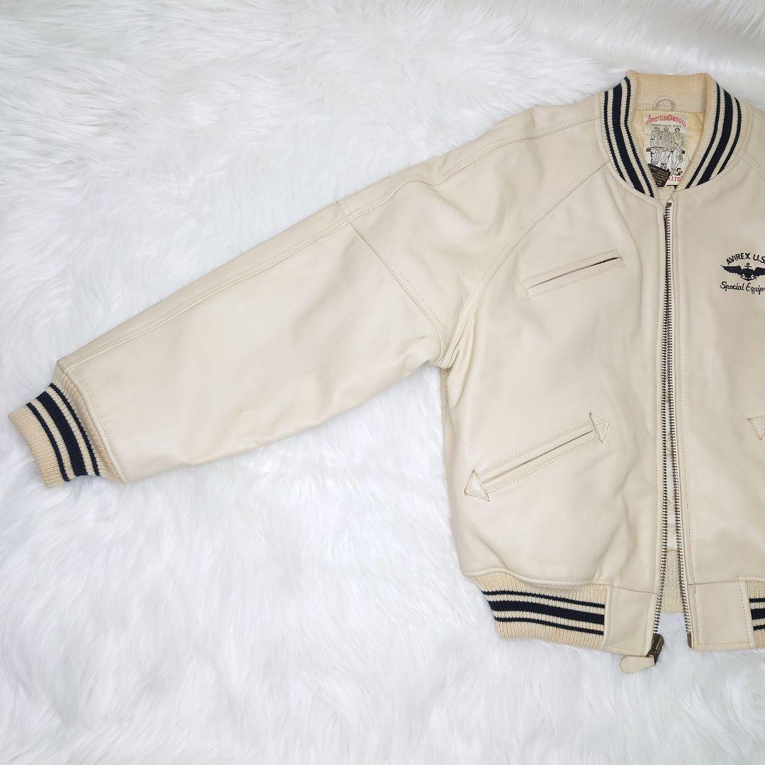 【希少】AVIREX 革製スタジャン