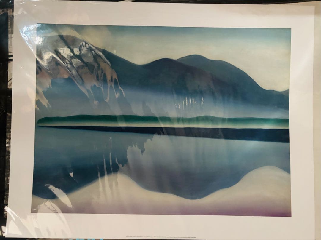 ia O'Keeffe Lake e 1922 希少ポスター