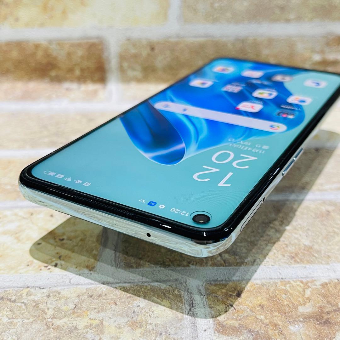 SIMフリー OPPO Reno5 A 128GB アイスブルー 電池良好