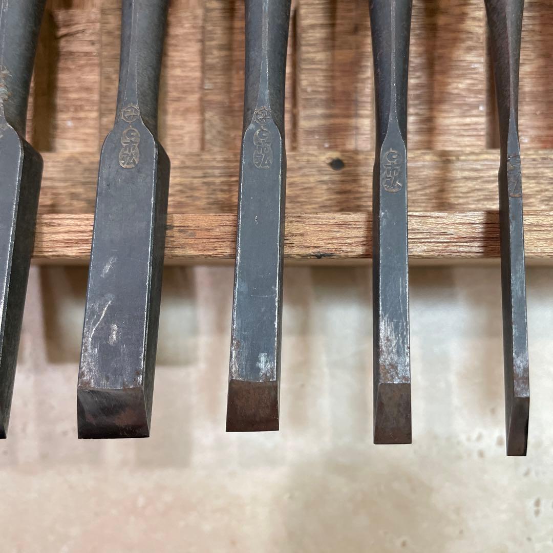 市弘 鑿 10本組+加納鑿1本 おまけ付き