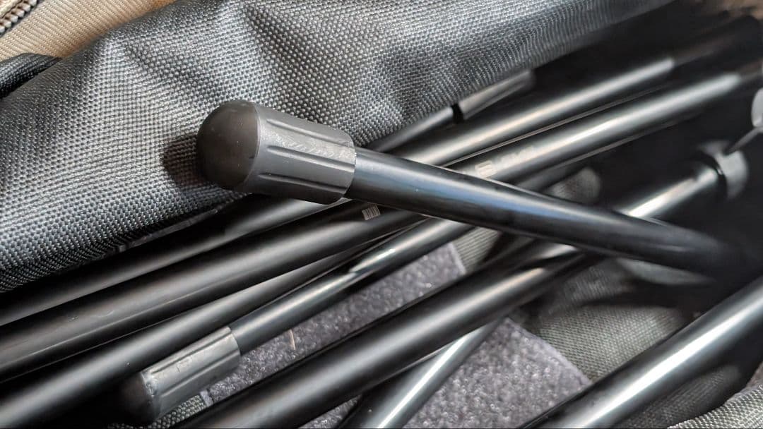 【新品・未使用】ヘリノックス チェアツー ブラック 脚部取付収納袋付き