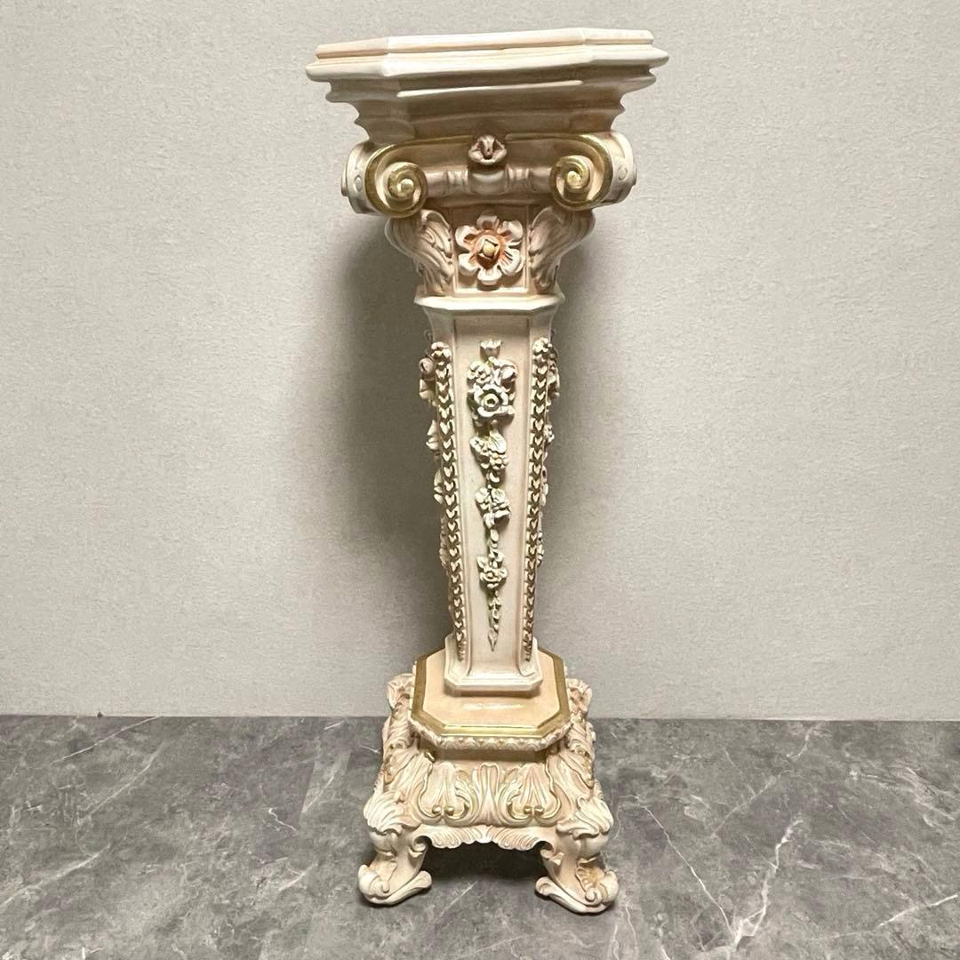 イタリア　ロココ調　SILIK(シリック)　フラワースタンド　花台　飾り台