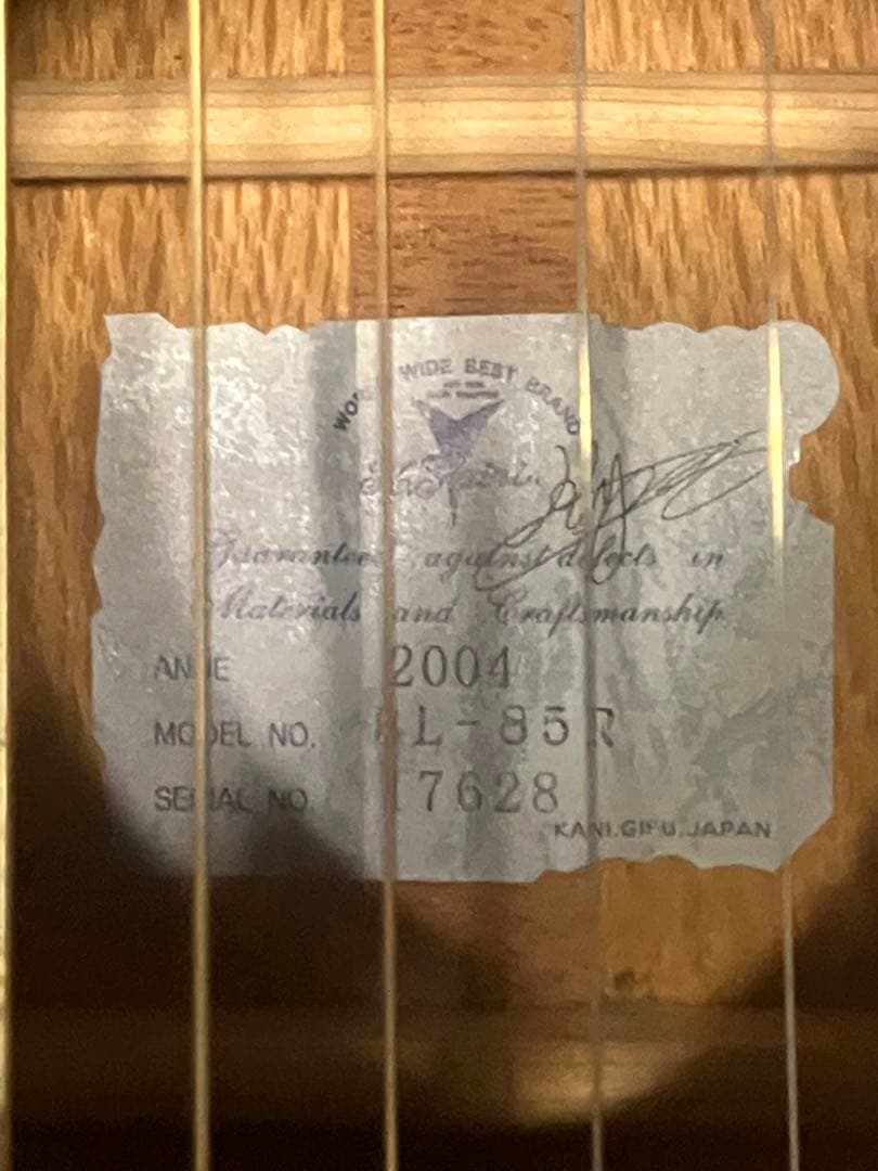 k.yairi BL-85 希少　エレカシ(宮本浩次)使用モデル