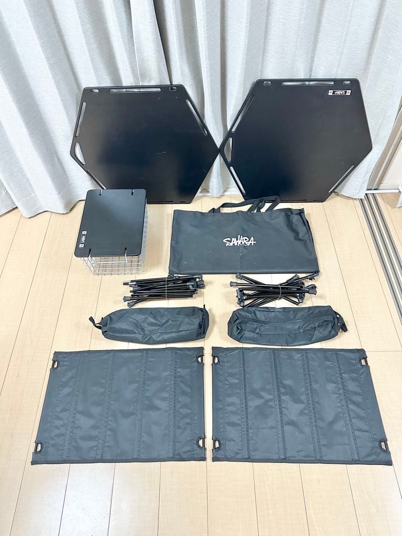 フィールドサハラ 折りたたみ ヘキサテーブル キャンプ アウトドア