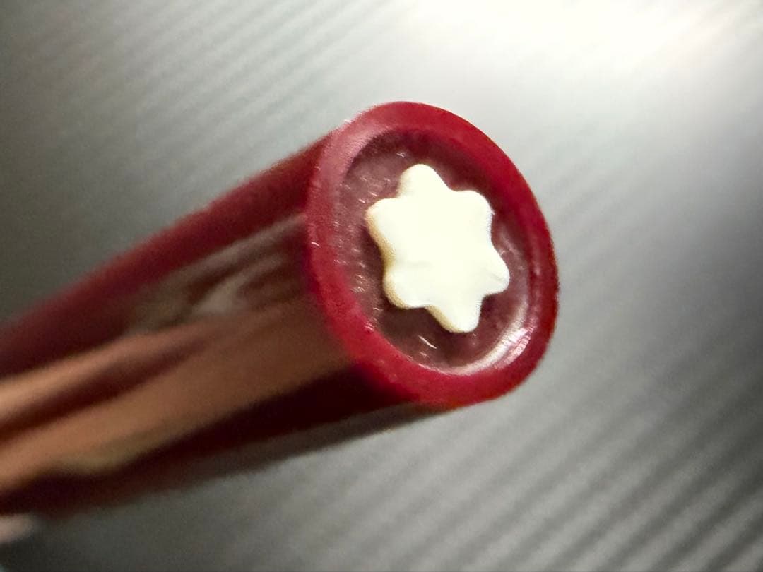 未使用に近い モンブラン No.221 ボルドー M 中字 万年筆 両用式